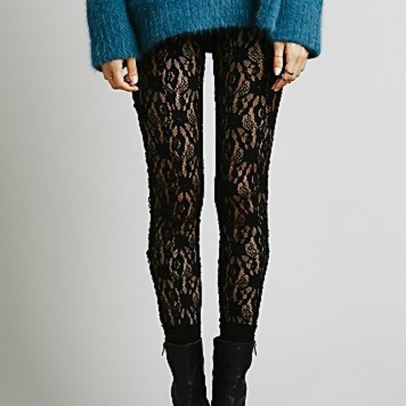 Free People Pants - 🆕 Intimately Free People Lace Leggings size M